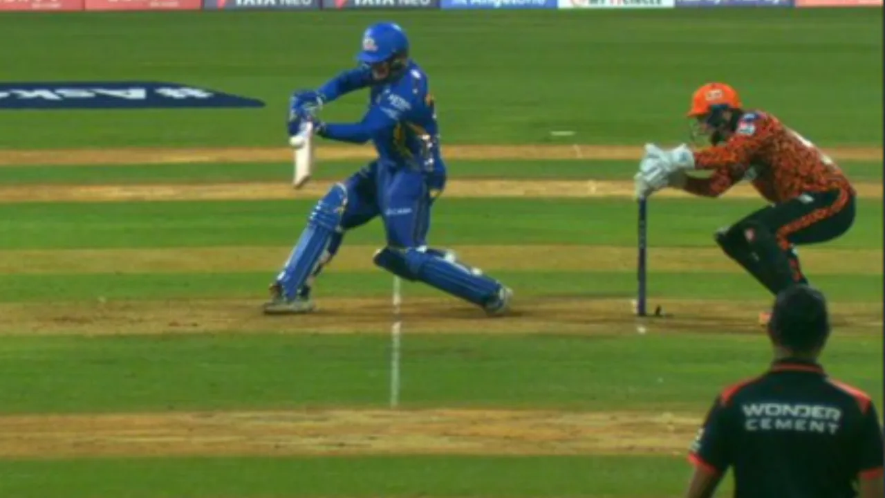 Why was Ryan Rickelton not given out?